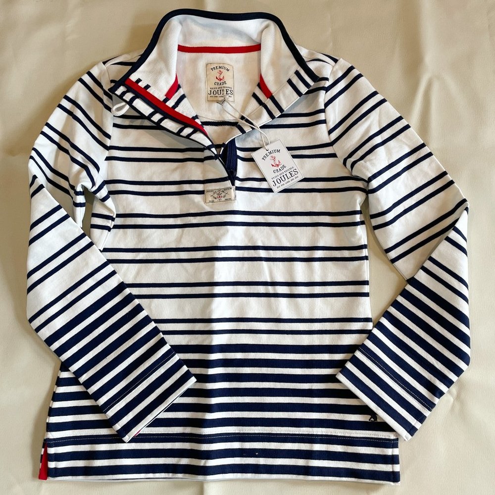 Joules Saunton Funnel Neck Sweatshirt Size 4 NWT